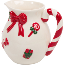 Candy Cane Bow Jug - thumbnail 3