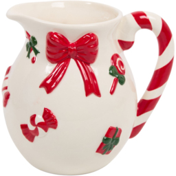 Candy Cane Bow Jug - thumbnail 1
