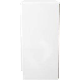 Crowndale Milan White Gloss and White 2 Door Cabinet Ready Assembled - thumbnail 3