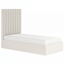 Flair Everley Cream Single Boucle Ottoman Bed - thumbnail 2