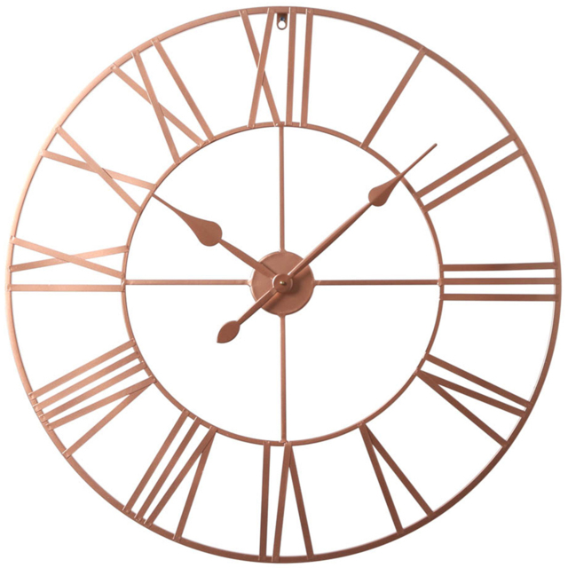 EOS Copper Skeleton Wall Clock with Roman Numerals 80cm - image 1