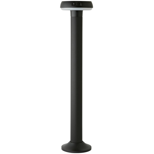 ValueLights Matte Black PIR Motion Sensor Solar Powered LED Outdoor Bollard Light - image 1