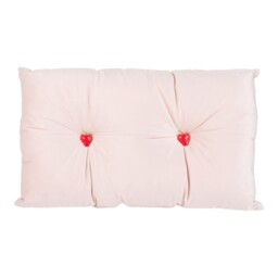 Strawberry Embellished Cushion Pink - thumbnail 1