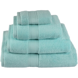 Deluxe Aquamarine Cotton Hand Towel