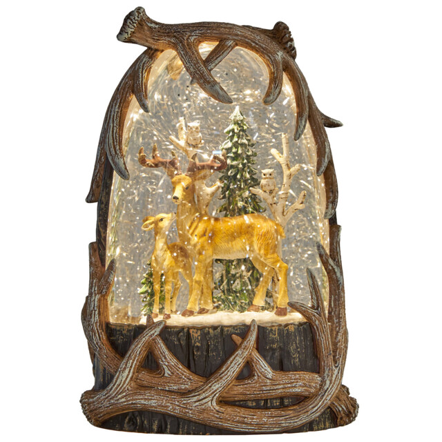 Amber Charm Multicolour Ornate Deer Glitter Spinner - image 1