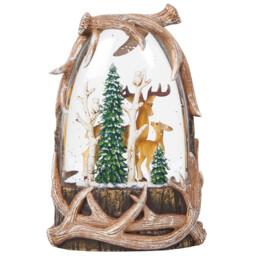 Amber Charm Multicolour Ornate Deer Glitter Spinner - thumbnail 4