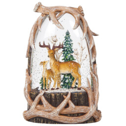 Amber Charm Multicolour Ornate Deer Glitter Spinner - thumbnail 3