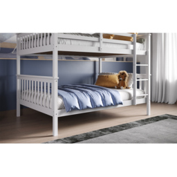 Flair Tetrad White Small Double Detachable Bunk Bed - thumbnail 4