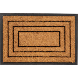 Eselle Chadderton Border Natural Door Mat 40 x 60cm