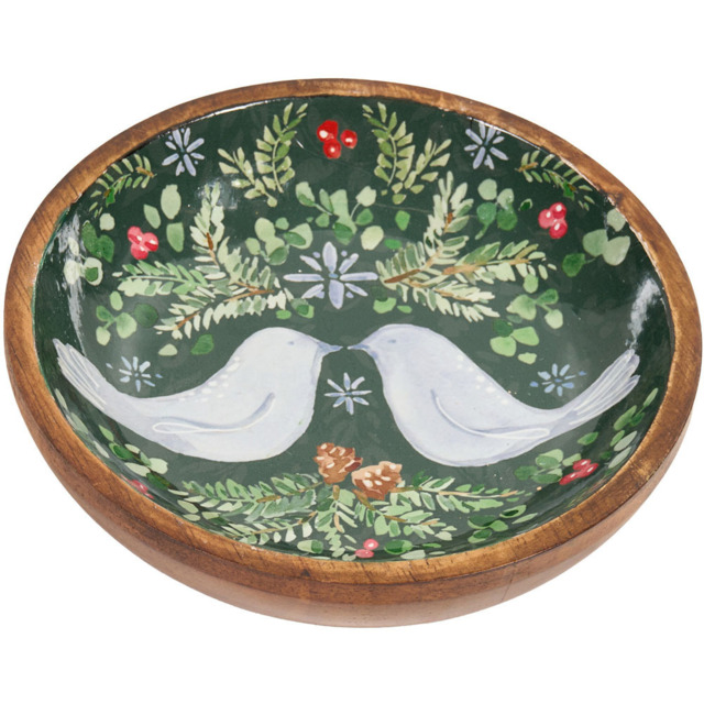 Festive Love Birds Dish - image 1