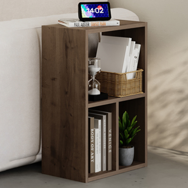 Decortie Combayn 3 Shelf Hitit Low Freestanding Bookcase - image 1