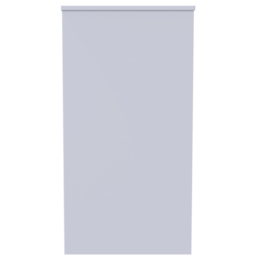 Crowndale New York 3 Drawer Matt White Dressing Table - thumbnail 4