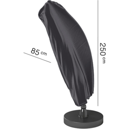Platinum AeroCover Free Arm Parasol Cover 85 x 250cm - thumbnail 4