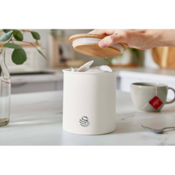 Swan 3 Piece Cotton White Canisters - thumbnail 3