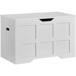Vida Designs White Ottoman Storage Box Small - thumbnail 2