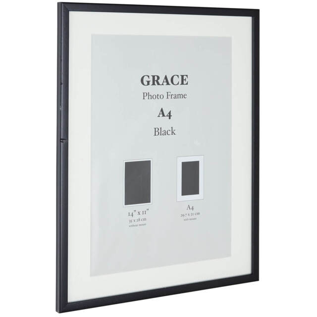 Grace Picture Frame A4 - Black