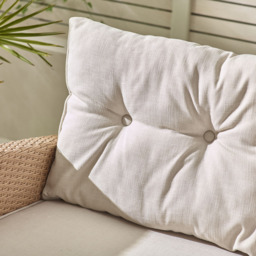 Furniturebox Tucson Beige Rattan 4 Seater Outdoor Sofa Set - thumbnail 3