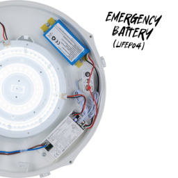 TCP Emergency and Microwave Sensor Bulkhead Wall and Ceiling Light - thumbnail 3