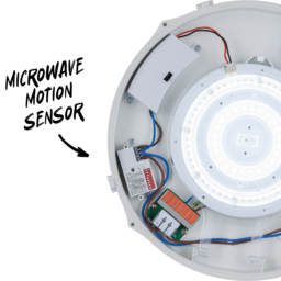 TCP Emergency and Microwave Sensor Bulkhead Wall and Ceiling Light - thumbnail 4