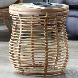 Desser Furniture Royal Rattan Lamp Table - thumbnail 1