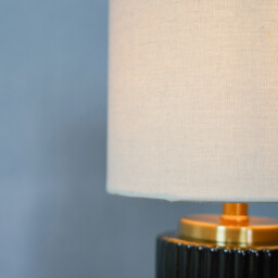 Arcadian Cream and Black Rechargeable Table Lamp - thumbnail 2