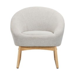 Tofta Boucle Cosy Accent Chair - Light Neutral - thumbnail 3