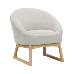 Tofta Boucle Cosy Accent Chair - Light Neutral - thumbnail 2