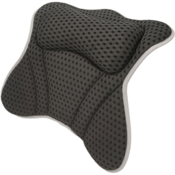 Memory Foam Bath Pillow - Black