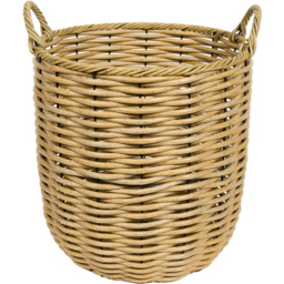 Set of 2 Rattan Baskets Natural - thumbnail 3