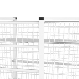 Flexi Shelving 5 Basket Wire Storage Unit - thumbnail 4