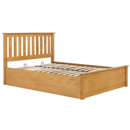 Phoenix Double Brown Ottoman Bed - thumbnail 2