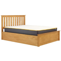 Phoenix Double Brown Ottoman Bed - thumbnail 4