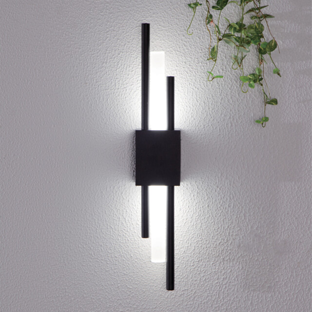Preston Outdoor Wall Light Black - image 1