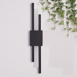 Preston Outdoor Wall Light Black - thumbnail 2