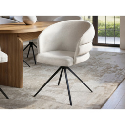 SOLACE+CO Varm Eira Ribbed Wooden 4 Seater Dining Set - thumbnail 3