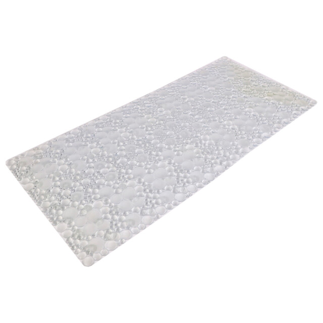 Glacial Clear PVC Bath Mat