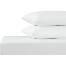 Cotton Sheet Set White Single
