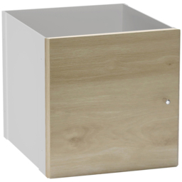 Homebase Single Door Light Oak Effect Cube Storage Insert 2 Pack - thumbnail 4