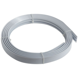 New Edge Blinds 350cm Coiled Streamline PVC White Curtain Track