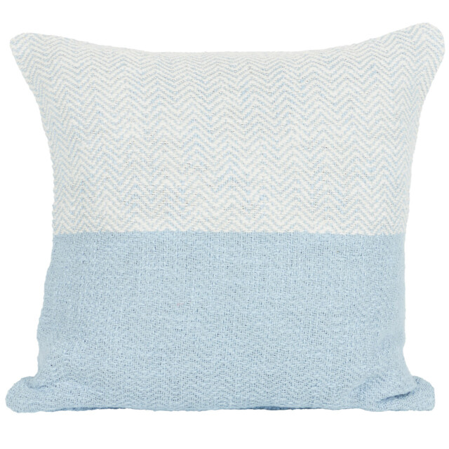Tofino Blue Herringbone Cushion 45 x 45cm - image 1
