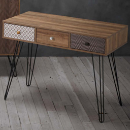 Casablanca Desk Wood Effect