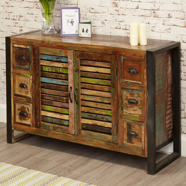 Baumhaus Urban Chic 2 Door 6 Drawer Sideboard - image 1