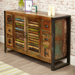 Baumhaus Urban Chic 2 Door 6 Drawer Sideboard - thumbnail 3