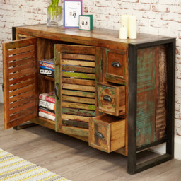 Baumhaus Urban Chic 2 Door 6 Drawer Sideboard - thumbnail 4