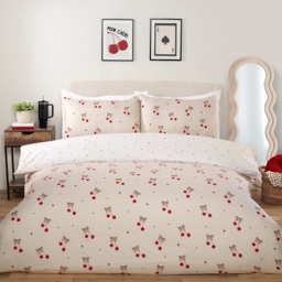 Cherries Duvet Set Natural King