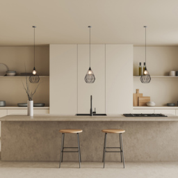 Sorrelis Elandor Black Metal Ceiling E27 Pendant Shade - thumbnail 2