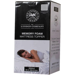 The Lyndon Company Single Memory Foam Mattress Topper