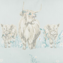 Divante Blue Highland Cow Cushion 30 x 50cm - thumbnail 4