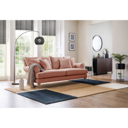 Eastwood Faro 2 Seater Medium Coral Sofa - thumbnail 3