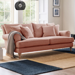 Eastwood Faro 2 Seater Medium Coral Sofa